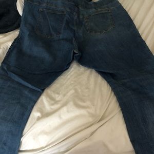 Plus size Old Navy wide leg jeans